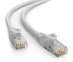 POWERTECH καλώδιο δικτύου CAB-N414, Cat 6 U/UTP, CCA, 250Hz, 0.5m, γκρι