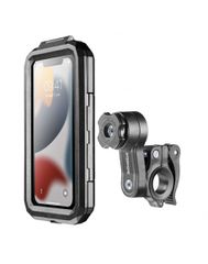 Interphone Θήκη και Βάση Κινητού Τιμονιού Quiklox Kit Armor Pro Case 6,5" SMQUIKLOXARMORPRO Black
