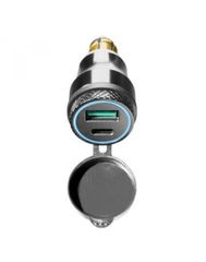 Interphone Αντάπτορας Παροχής Ρεύματος DIN σε USB-A & Type-C ACCDIN2USBTYPEC