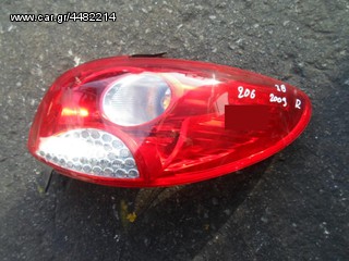 ΦΑΝΑΡΙ ΠΙΣΩ ΔΕΞΙ PEUGEOT 206 + 3ΘΥΡΟ , MOD 2009-2011