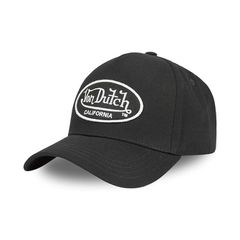 Von Dutch Καπέλο μαύρο | Logo cap black | VD/0/CAS1/LOFB6