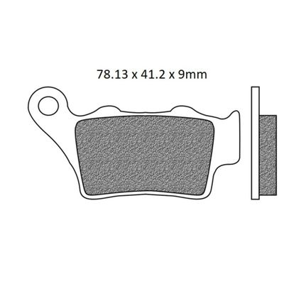Τακάκια Σετ ARTRAX Για KTM DUKE 390cc ABS 2013
