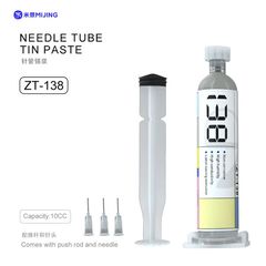Πάστα κόλλησης Low Melting Mijing Needle Tube Tin Paste 138℃
