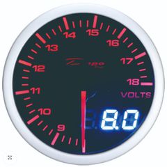 Βολτόμετρο 52mm LED