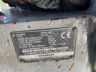 Εκσκαφάκι (διαβολάκι) Yanmar 2017 SV08-thumb-20