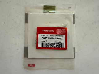 ΕΜΒΛΗΜΑ ΦΤΕΡΟΥ ΑΡΙΣΤΕΡΟ HONDA ΓΝΗΣΙΟ 73MM EXCLUSIVE GTR150 86202-K56-NK0ZA-thumb-2