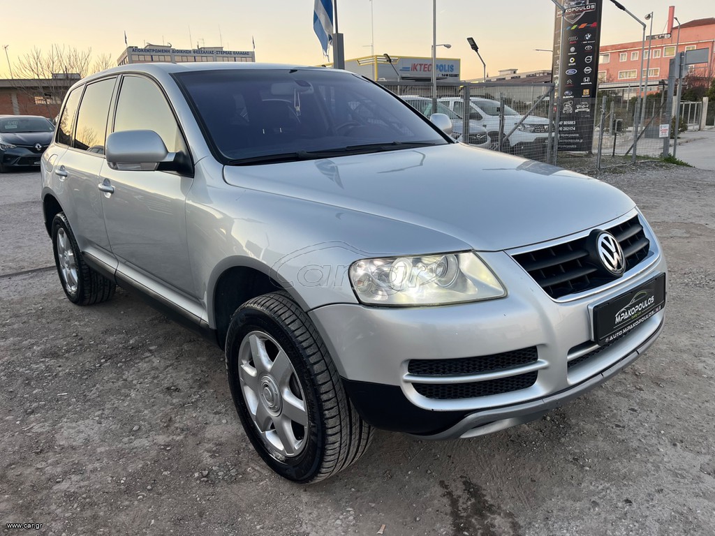 Volkswagen Touareg 2003 ΑΕΡΙΟ* ΒΙΒΛΙΟ SERVICE*ΔΕΡΜΑ*ΚΛΙΜΑ*18''ΖΑΝΤΕΣ