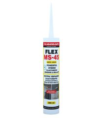 FLEX MS-45 ΕΛΑΣΤΟΜΕΡΗΣ ΣΥΓΚΟΛΛΗΤΙΚΗ ΚΑΙ ΣΦΡΑΓΙΣΤΙΚΗ ΜΑΣΤΙΧΗ ΛΕΥΚΟ ISOMAT 280ML (1)