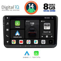 DIGITAL IQ BXF 789_CPAA (9" DECK) MULTIMEDIA SYSTEM for VW – SKODA – SEAT GROUP mod. 2004-2014