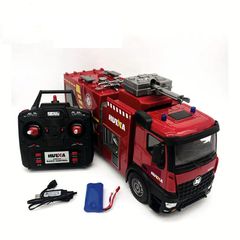 Off-Road 2025 HUINA 16CH RC SPRINKLER LADDER FIRE TRUCK-thumb-2