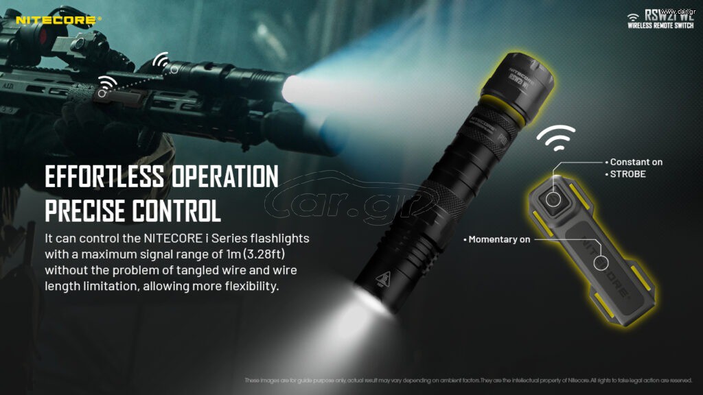 NITECORE P20iX + remote switch RSW2i (5 ΧΡΟΝΙΑ ΕΓΓΥΗΣΗ )