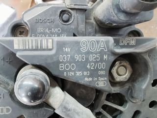 ΔΥΝΑΜΟ 1.4 ΓΙΑ SEAT,AUDI,SKODA,VW ΜΕ ΚΩΔ:037903025Μ,0124325013