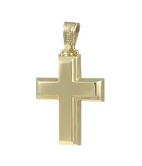 Σταυρός Βάπτισης Χρυσός 14 Καρατίων (585) – Ελληνικής Κατασκευής 4243G