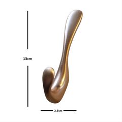 Κρεμάστρα δύο θέσεων χρυσό ματ Import Hellas 4235-thumb-2