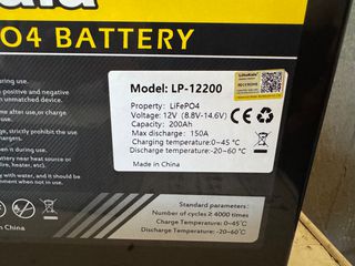 ΜΠΑΤΑΡΙΑ ΛΙΘΙΟΥ LIFEPO4 12V /200AH /16,9KG-thumb-5