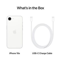 Apple iPhone 16e 128GB - White-thumb-1