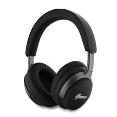 Guess Metal Script Logo Bluetooth ANC/ENC Headphones Black - GUBHC22PSFCSMK