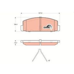 ΤΑΚΑΚΙΑ ΣΕΤ ΠΙΣΩ MAZDA 6- 323-323 F -626-PREMACY