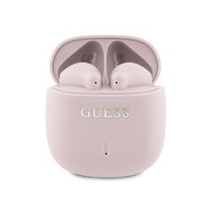 Guess Printed Classic Logo Bluetooth Stereo Headset True Wireless Ασύρματα Ακουστικά & θήκη φόρτισης Ροζ – GUTWSJ14ESGP