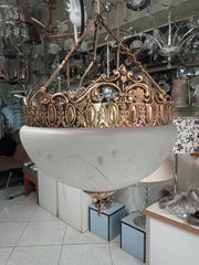 ΦΩΤΙΣΤΙΚΟ 4 ΦΩΤΟ BAROQUE ΣΚΑΛΙΣΤΟ ΚΡΥΣΤΑΛΛΟ ΟΡΕΙΧΑΛΚΟΣ