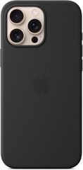 Apple Silicone Case with MagSafe Back Cover για iPhone 16 Pro Max - Μαύρο