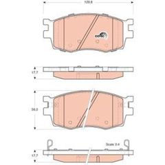 ΤΑΚΑΚΙΑ ΣΕΤ ΕΜΠΡΟΣ  HYUNDAI ACCENT MC- I20 KIA PRIDE-RIO