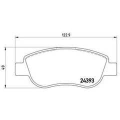 ΤΑΚΑΚΙΑ ΣΕΤ ΕΜΠΡΟΣ RENAULT MEGANE II SCENIC