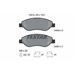 ΤΑΚΑΚΙΑ ΣΕΤ ΕΜΠΡΟΣ OPEL CORCA D