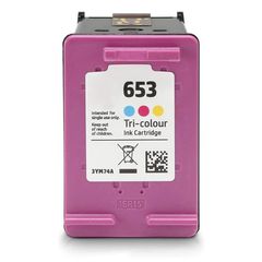 Μελάνι HP Συμβατό 653XL 3YM74AE Σελίδες:450 Colour για Deskjet Plus Ink Andvantage-6000, 6075, 6400, 6475