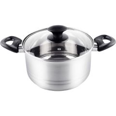 Κατσαρόλα LEGER SS 20x11,5cm 3,5lt Stainless Steel Lamart LTB2011 Ασημί