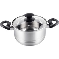 Κατσαρόλα LEGER SS 18x10,5cm 2,5lt Stainless Steel Lamart LTB1810 Ασημί