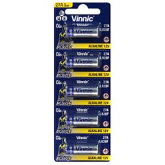 Μπαταρία Αλκαλική Vinnic L828F size A27/27A/CA22/EL812/EL812/G27A/GP27A/L828/MN27 12V Τεμ. 5