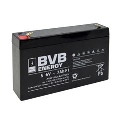 Μπαταρία BVB Energy VRLA AGM SPA (6V 7Ah) 1.09kg 94mm x 35mm x 149mm Πόλοι: 4.8mm F1