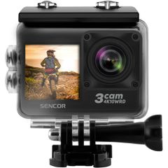 Action Camera Sencor 3CAM 4K10WRD 4k 30Fps 750 mAh 2" και 1.3" TFT Οθόνες και Αδιάβροχη Θήκη