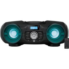 ΡαδιοCD Boombox Sencor SPT 5800 25W με Bluetooth v5.0 CD USB 3.5mm LCD Οθόνη και Λειτουργία Disco LED Μαύρο