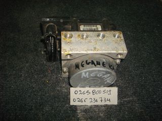 RENAULT MEGANE  ΜΟΝΑΔΑ ABS 0265800519 CAR GROUP SOTIROPOULOS