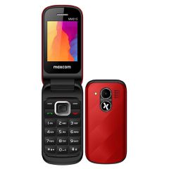 Maxcom MM815 2.4" Dual Sim με Κάμερα, Ραδιόφωνο 1000mAh Κόκκινο