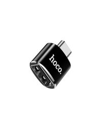 Αντάπτορας Hoco UA5 USB-A σε USB-C OTG 2.4A Μαύρος
