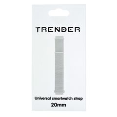 Ανταλλακτικό Λουράκι Trender TR-NY20WH Nylon 20mm Λευκό