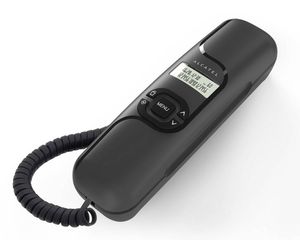 Σταθερό Ψηφιακό Τηλέφωνο Alcatel T16 με Αναγνώριση Κλήσης Επανάκληση και Ρύθμιση Έντασης Μαύρο