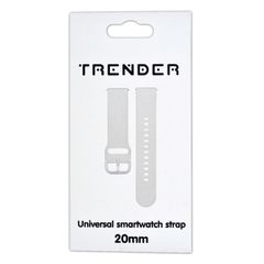 Ανταλλακτικό Λουράκι Trender TR-SP20WH Sport 20mm Λευκό