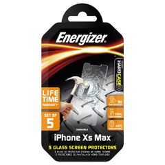 Tempered Glass Energizer Hard Case Professional 9H Anti Fingerprint για Apple iPhone Xs Max 11 Pro Max 5τεμ.