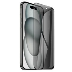 Tempered Glass Hoco Premium Series A37 Plus 120CC Large Arc Edges 28° Privacy Angle 3D Anti-Static για Apple iPhone 16 Plus 15 Plus
