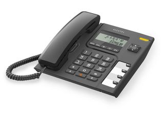 Σταθερό Ψηφιακό Τηλέφωνο Alcatel T56 με Αναγνώριση Κλήσεων Ρύθμιση Έντασης και Επανάκληση Μαύρο