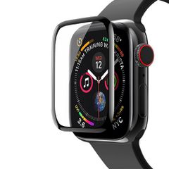 Tempered Glass Hoco 0.15mm Curved Silk Screen 40mm για Apple Watch 4 Μαύρο
