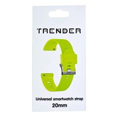 Ανταλλακτικό Λουράκι Trender TR-SL20GR Σιλικόνης 20mm Universal Πράσινο