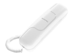 Σταθερό Ψηφιακό Τηλέφωνο Alcatel T06 με Επανάκληση και Ρύθμιση Έντασης Λευκό