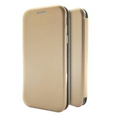 Θήκη Book Ancus Magnetic Curve για Apple iPhone 12 Pro Max TPU Χρυσαφί