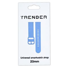 Ανταλλακτικό Λουράκι Trender TR-SP20LBL Sport 20mm Universal Γαλάζιο