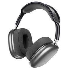 Wireless Ακουστικά Stereo Hoco. ESD15 Cool Shadow V5.3 400mAh 12 'Ωρες Λειτουργίας με υποδοχή Micro SD, Μικρόφωνο και AUX Σκούρο Γκρι